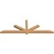 Ekena Millwork Kennewick Timber Gable Bracket, Western Red Cedar, 84"W x 28"H x 3 1/2"D x 3 1/2"F, 8/12 Pitch GBW084X28X0404KEN00SWR - alternate 4